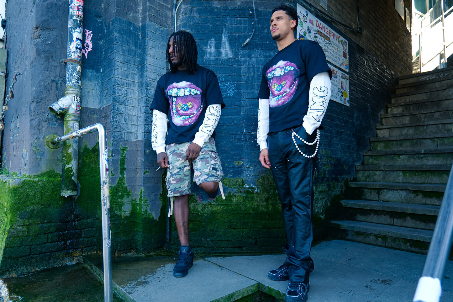 OVERDRIVE - DOUBLE SLEEVE GRAPHIC TEE