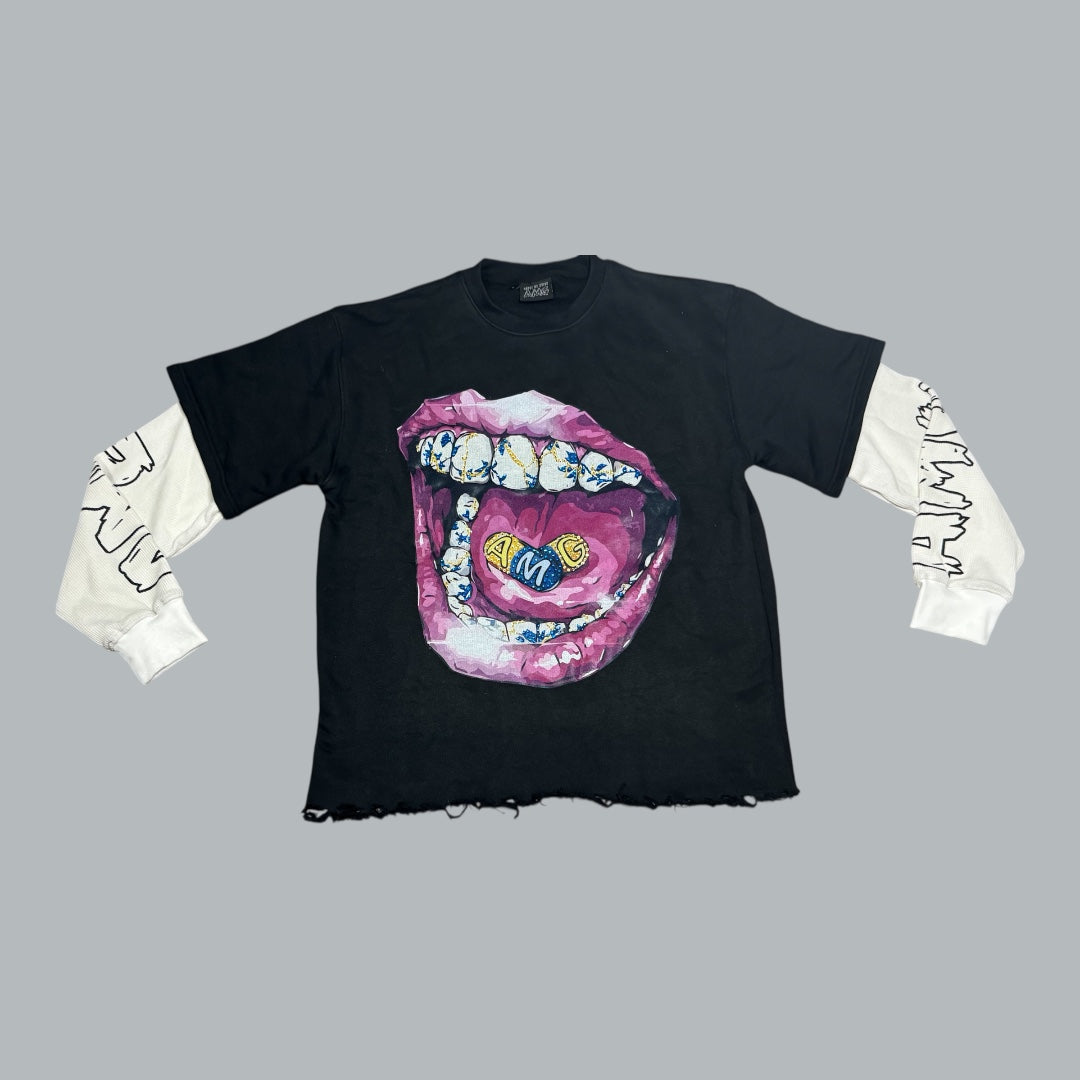 OVERDRIVE - DOUBLE SLEEVE GRAPHIC TEE
