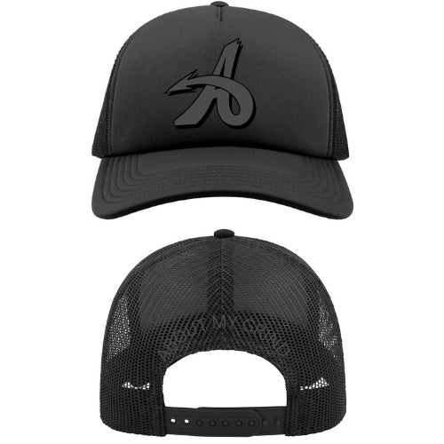 A BLACK EDITION FOAM TRUCKER -  BLACK/DAVY GREY
