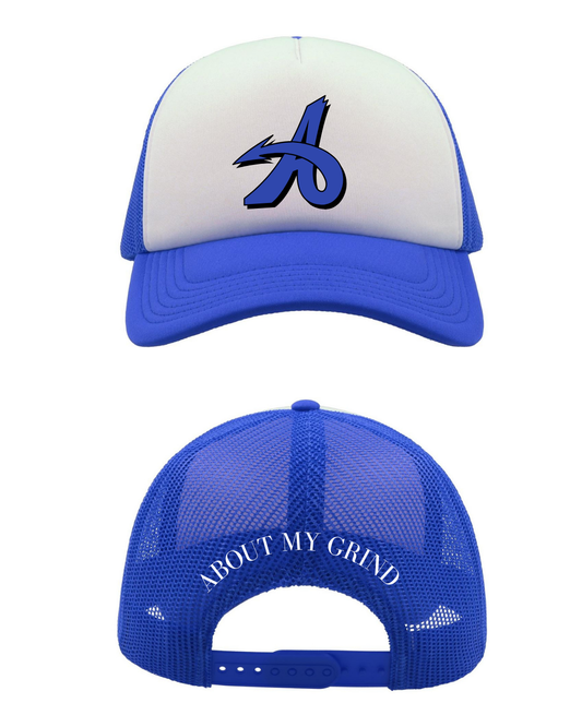 A FOAM TRUCKER - ROYAL BLUE/WHITE