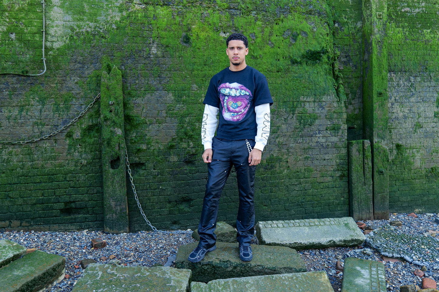 OVERDRIVE - DOUBLE SLEEVE GRAPHIC TEE