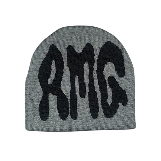 AMG DRIP LOGO BEANIE - DARK GREY/BLACK