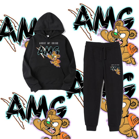 Black AMG Tracksuit Set